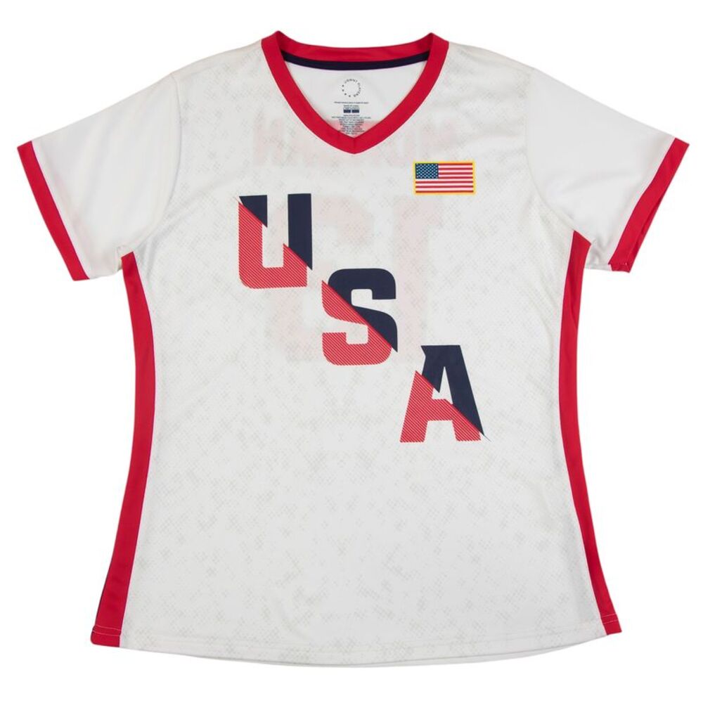 US Women's National Team USA Women's #13 Alex Morgan Soccer Jersey in White, L
